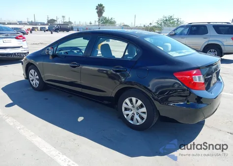 2012 Honda Civic Lx из США, поврежденный, VIN 19XFB2F56CE303282